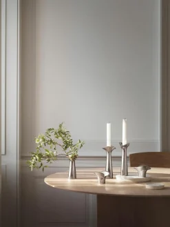 Vase Bloom Botanica aus Edelstahl, H 15 cm