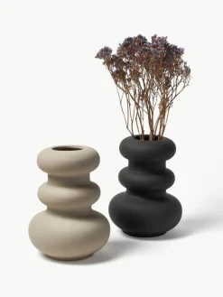 Vase Cathy aus Steingut, H 24 cm