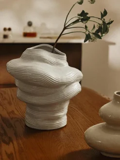 Vase Moss aus Steinzeug, H 36 cm