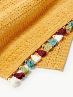 Velours-Handtuch Tallulah mit dekorativen Fransen, in verschiedenen Größen