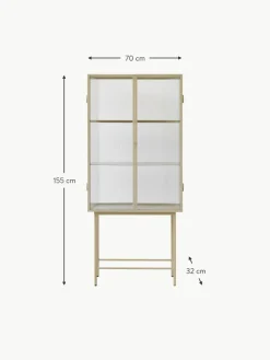 Vitrine Haze mit Glastüren