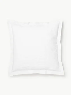 Waffelpiqué-Kissenhülle Orville mit Stehsaum