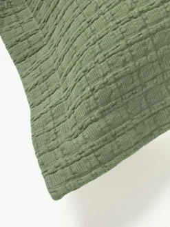 Waffelpiqué-Kissenhülle Orville mit Stehsaum