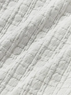 Waffelpiqué-Kissenhülle Orville mit Stehsaum