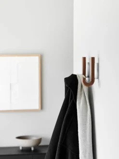 Walnussholz-Wandhaken Umbrella, in verschiedenen Größen