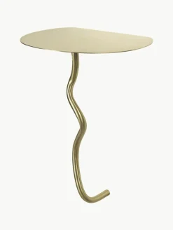 Wand-Beistelltisch Curvature aus Messing