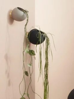 Wand-Übertopf Globe aus Metall