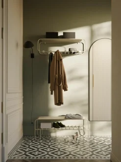 Wandgarderobe Nash aus Metall