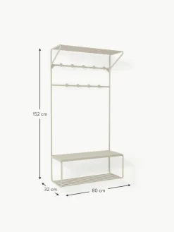 Wand-Garderobe Nash aus Metall