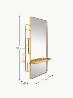 Wandgarderobe Tristan mit Spiegel