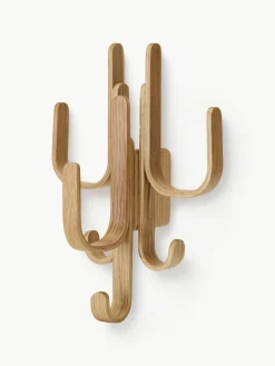 Wandgarderobe Woody aus Eichenholz