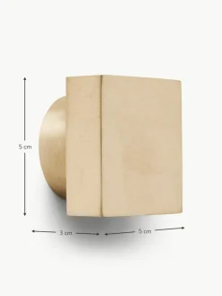 Wandhaken Square aus Messing