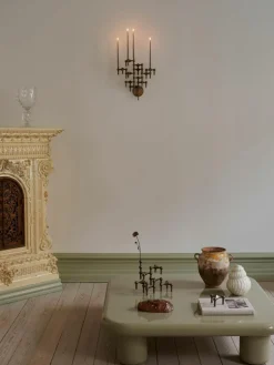 Wandhalter Stoff Nagel für Kerzenhalter