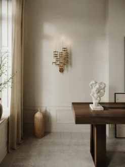 Wandhalter Stoff Nagel für Kerzenhalter