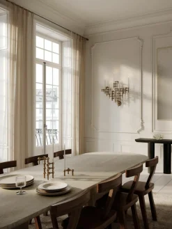 Wandhalter Stoff Nagel für Kerzenhalter