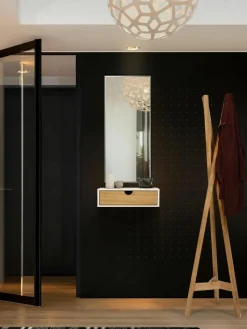 Wand-Nachttisch Farsta mit Schublade