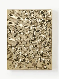 Wandobjekt Splash mit gehämmerter Oberfläche