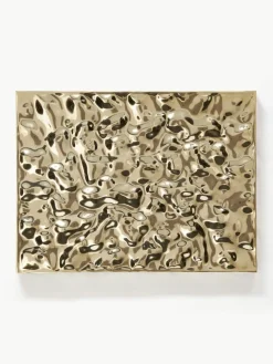 Wandobjekt Splash mit gehämmerter Oberfläche