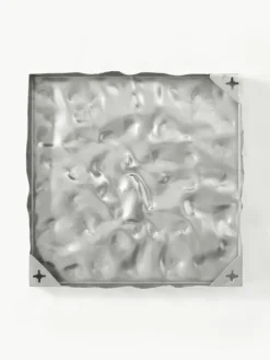 Wandobjekt Splash mit gehämmerter Oberfläche, 2 Stück