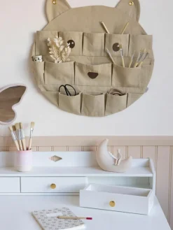 Wandorganizer Bear aus Bio-Baumwolle