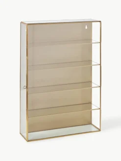 Wandregal Ada aus Glas und Metall