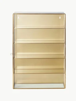 Wandregal Ada aus Glas und Metall