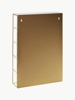 Wandregal Ada aus Glas und Metall