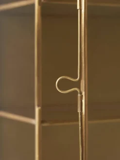 Wandregal Ada aus Glas und Metall