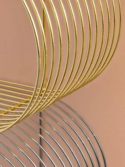 Wandregal Curva aus Metall, B 61 cm