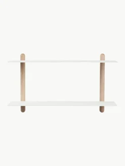 Wandregal Nivo aus Eichenholz