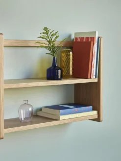 Wandregal Nomad aus Eichenholz