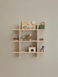 Wandregal Saga aus Buchenholz