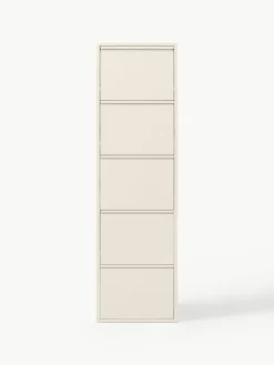 Wand-Schuhschrank Caruso mit Klappfächern