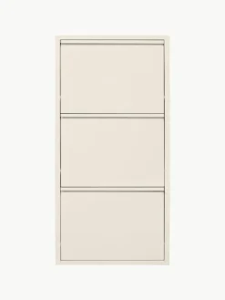 Wand-Schuhschrank Caruso mit Klappfächern