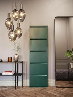 Wand-Schuhschrank Caruso mit Klappfächern