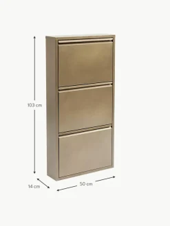 Wand-Schuhschrank Caruso mit Klappfächern