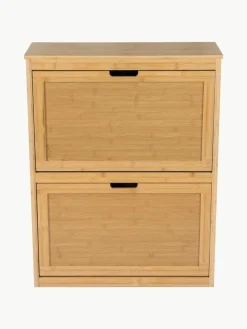 Wand-Schuhschrank Kedar aus Bambusholz