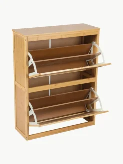 Wand-Schuhschrank Kedar aus Bambusholz