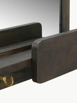 Wandspiegel Inverness mit Ablagefläche aus Eichenholz