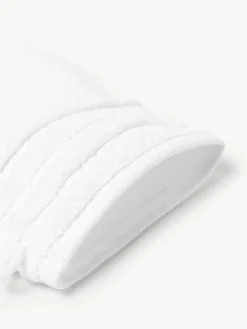 Waschhandschuhe Luxe mit Streifenbordüre, 2 Stück