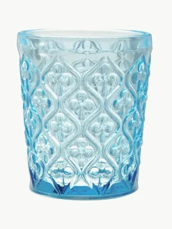 Wassergläser Marrakech mit Strukturmuster, 6er-Set