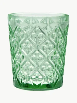 Wassergläser Marrakech mit Strukturmuster, 6er-Set