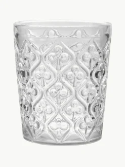 Wassergläser Marrakech mit Strukturmuster, 6er-Set