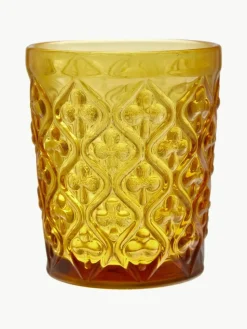 Wassergläser Marrakech mit Strukturmuster, 6er-Set