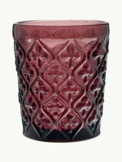 Wassergläser Marrakech mit Strukturmuster, 6er-Set