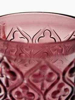 Wassergläser Marrakech mit Strukturmuster, 6er-Set