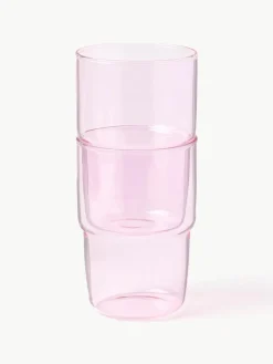 Wassergläser Torino aus Borosilikatglas, 2 Stück