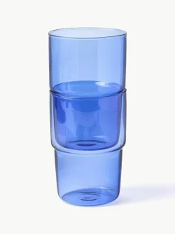 Wassergläser Torino aus Borosilikatglas, 2 Stück