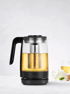 Wasserkocher Enfinigy aus Glas mit Teeeinsatz, 1.7 L
