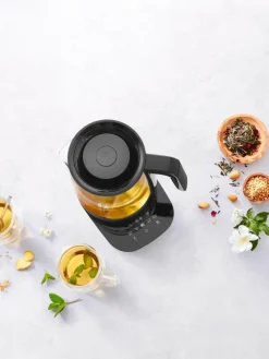 Wasserkocher Enfinigy aus Glas mit Teeeinsatz, 1.7 L